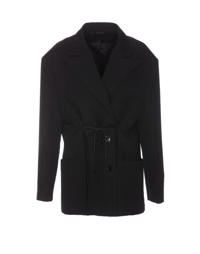 Lanvin Wool Blazer In Black