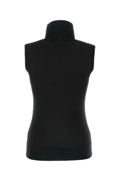 Sportmax Black Wool Ardenza Vest In 005