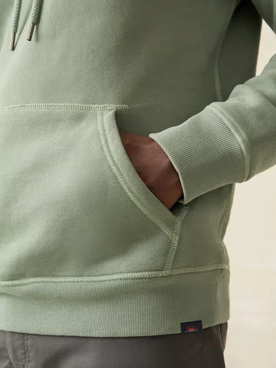 Faherty High Standard Fleece Hoodie In Spruce