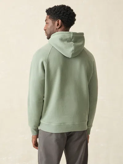 Faherty High Standard Fleece Hoodie In Spruce