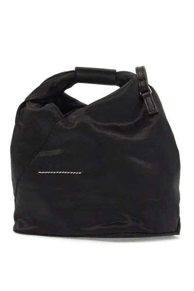 Shop Mm6 Maison Margiela Japanese Classic Shoulder Bag In Black