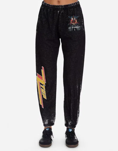 Lauren Moshi Chantria Zz Top Afterburner In Black Burnout