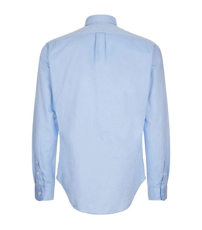 Shop Polo Ralph Lauren Chambray Oxford Slim Fit Shirt