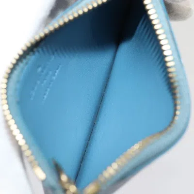Pre-owned Louis Vuitton Suhali Blue Leather Wallet  ()