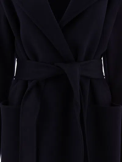 Ivy & Oak Celie Edie Double Face Coat With Hoodie In Blue