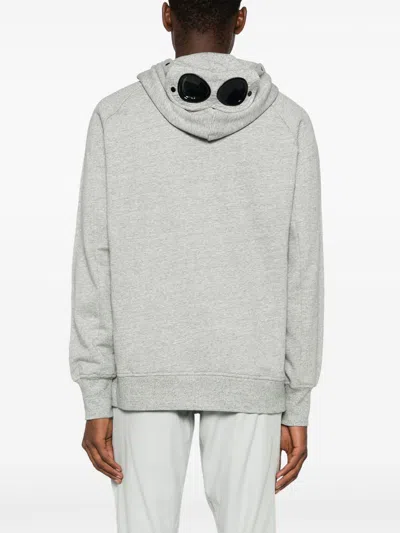 C.p. Company Cp Company Diagonal Raised Fleece Goggle Hooded Sweatshirt