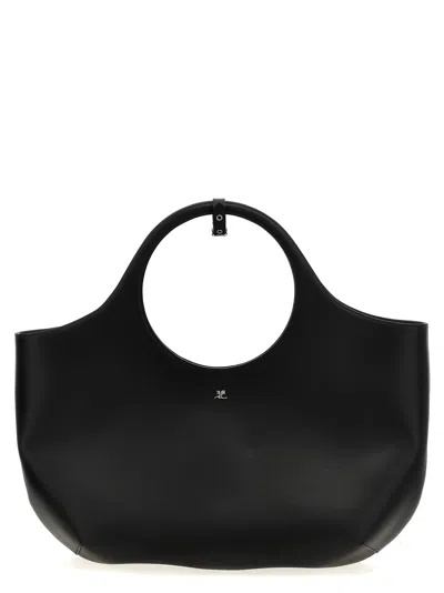 Courrèges Maxi Holy Hand Bags Black