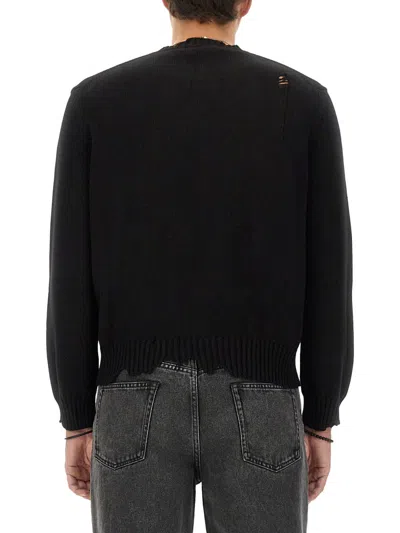 Alexander Mcqueen 'distressed Skull Print Pul In Black