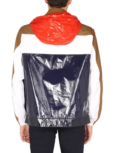 Dsquared2 Technical Fabric Bomber Jacket For Men In Multicolor