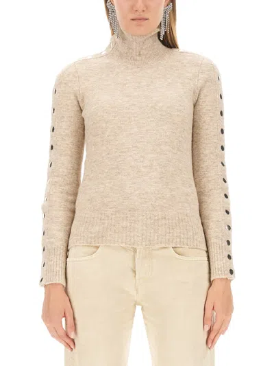 Isabel Marant Malo Sweater In Cream