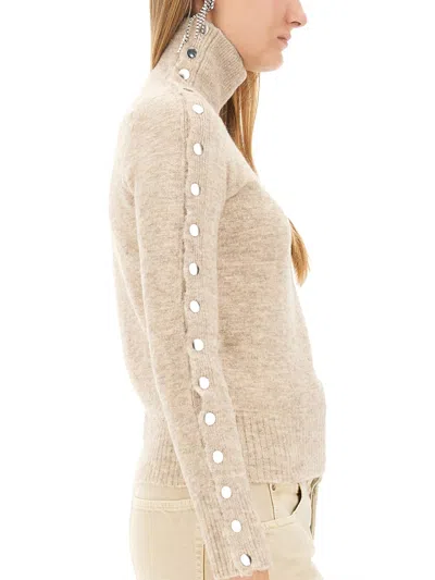Isabel Marant Malo Sweater In Cream