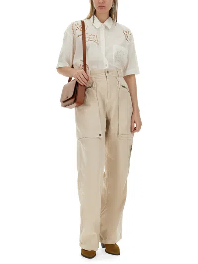 Isabel Marant Women White Modal Blend Bilya Shirt In White