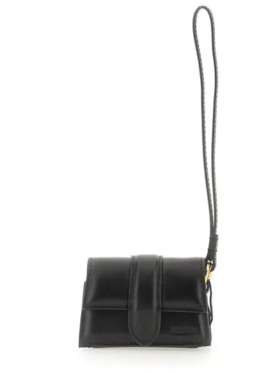 Jacquemus Le Porte Bambino Airpods Case In Black