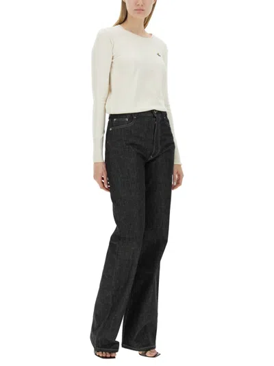 Vivienne Westwood Bea Logo Cotton & Cashmere Sweater In Multicolor