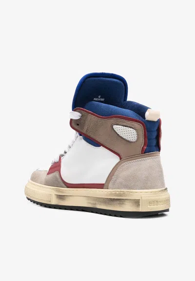 Dsquared2 White High Top Boogie Sneakers In White