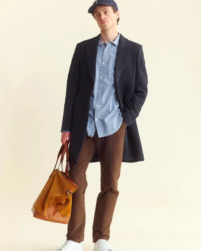 BILLY REID HERRINGBONE WALKING CAR COAT 