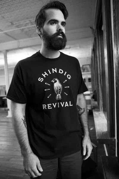 Billy Reid Shindig Tee In Black