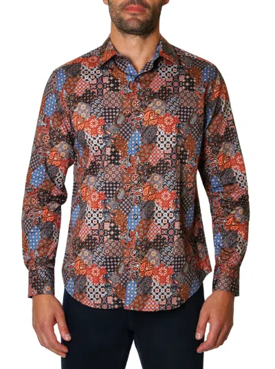 Robert Graham Merillo Abstract Print Button-up Shirt In Multi
