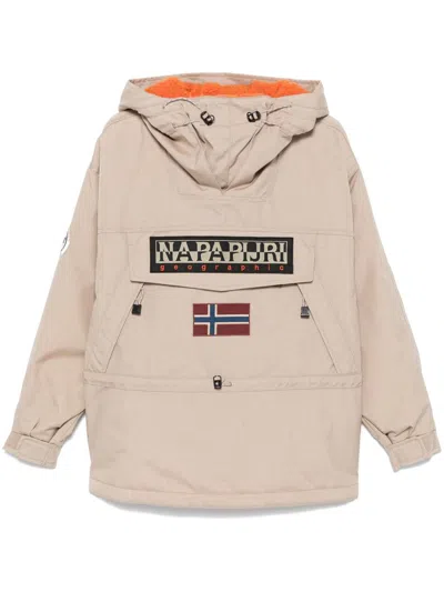 Shop Napapijri Skidoo 1993 Clothing In Beige