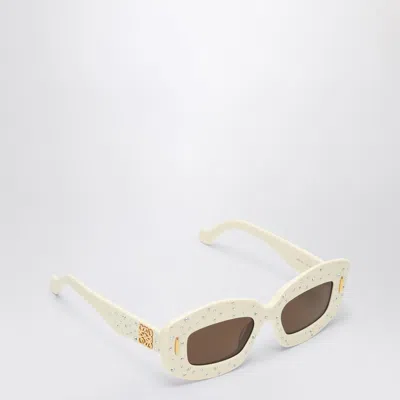 Loewe Arch Mask White Sunglasses In White