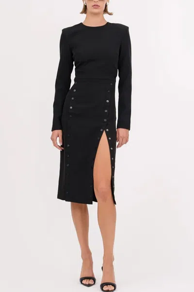 Shop Nonchalant Label Cora Dress In Black