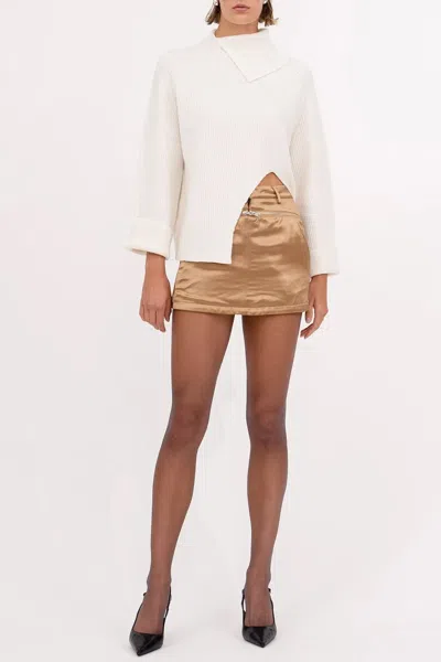 Nonchalant Label Tatum Skirt In Bronze