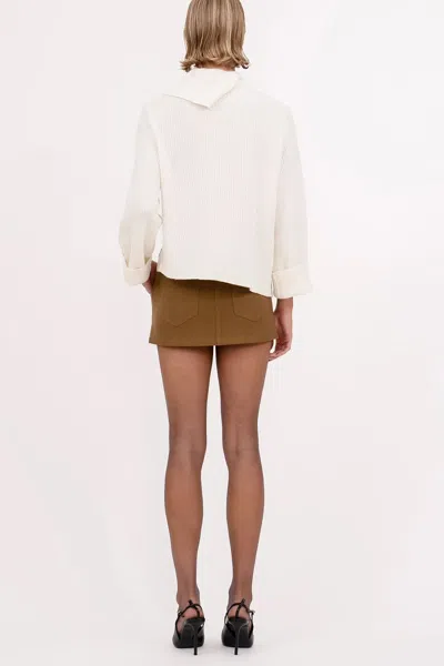 Nonchalant Label Tatum Skirt In Bronze
