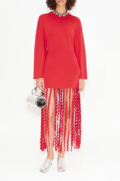Simon Miller Wallis Knit Fringe Dress