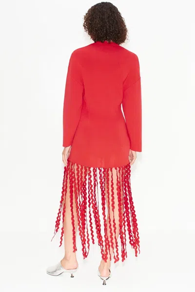 Simon Miller Wallis Knit Fringe Dress