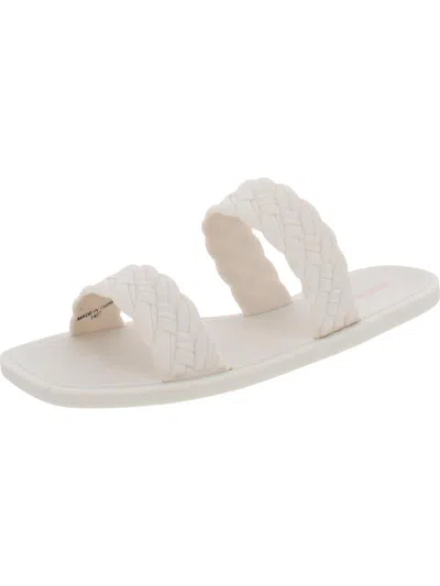STEVE MADDEN BOHEMIA WOMENS OPEN TOE SLIP ON JELLY SANDALS 