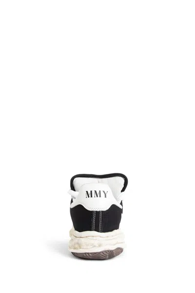 Miharayasuhiro Maison Mihara Yasuhiro Black Canvas Blakey Low Top Sneakers In Black