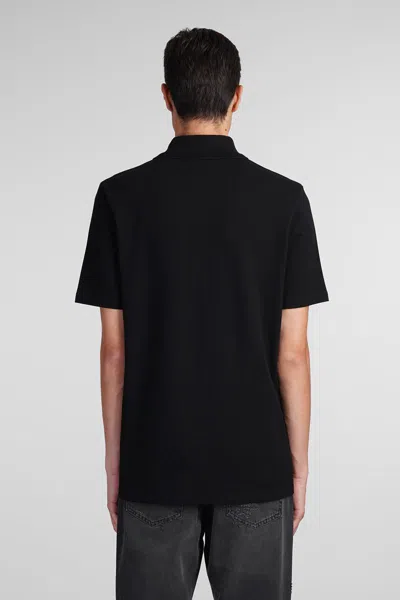Balmain Signature Black Cotton T-shirt In Black