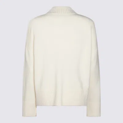 Shop Eleventy White Wool Knitwear In Multicolor