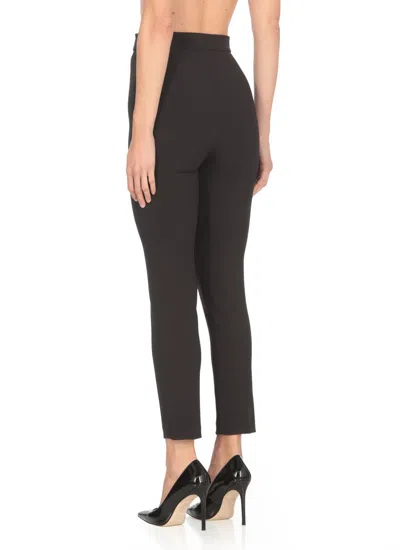 Shop Elisabetta Franchi Trousers Black