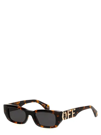 Off-white Fillmore - Havana / Dark Grey Sunglasses In Brown