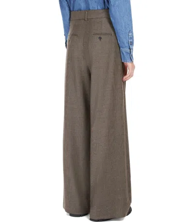 Shop Weekend Max Mara Melodia Brown Trousers