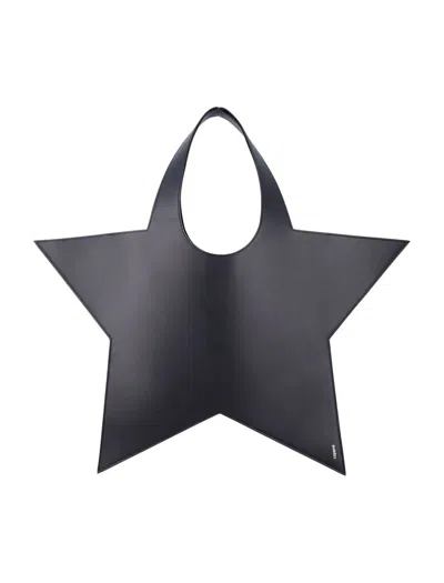 Shop Coperni Star Tote Bag In Black