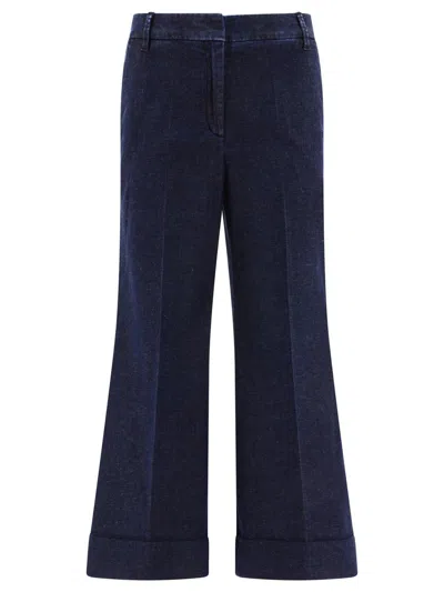 Shop Jacob Cohen "selena" Cropped Jeans In Blue