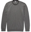 BRIONI Silk-Tipped Stretch-Cotton Sweatshirt