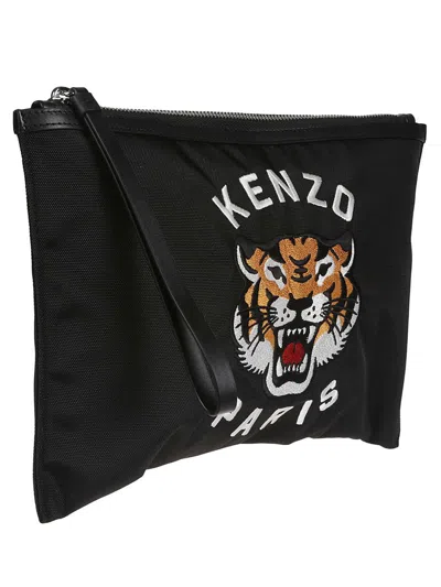 Shop Kenzo Clutches In Black