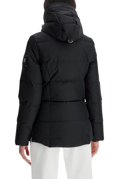 Shop Moose Knuckles Cloud 3q Down Jacket With She In Black