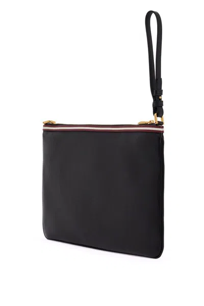 Bally Code Pouch Bag In Black