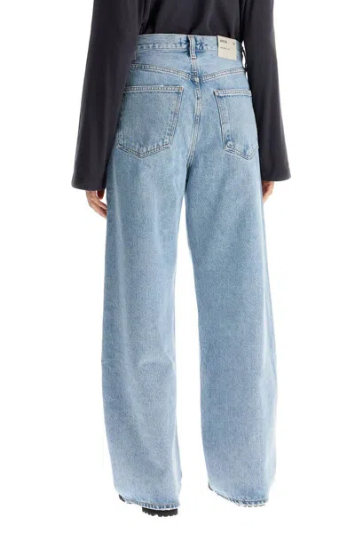 Shop Agolde Curved Leg Jeans For A In Blue