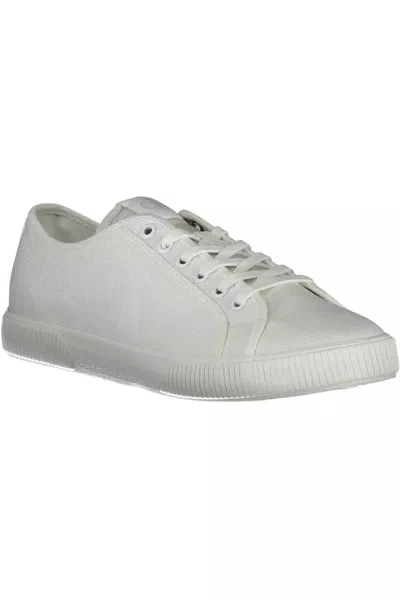 Calvin Klein Sleek White Sneakers With Eco-friendly Twist In White