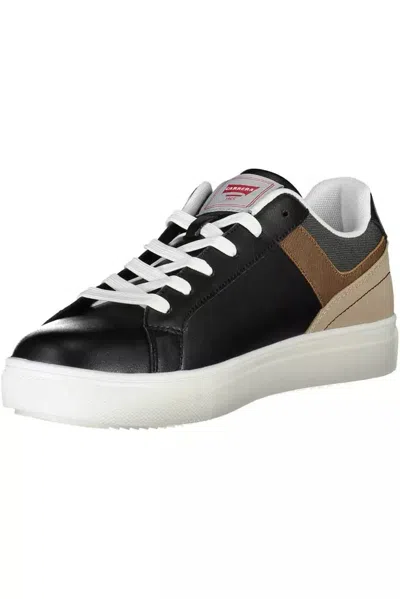 Carrera Black Eco Leather Men Sneaker In Black