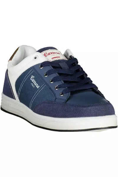 Carrera Blue Polyester Sneaker In Blue