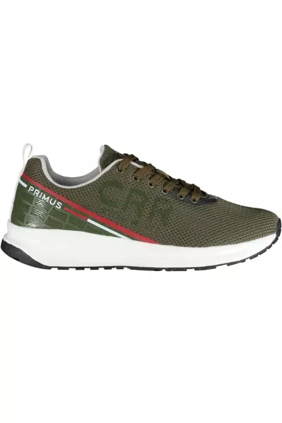 Carrera Green Polyester Sneaker In Green