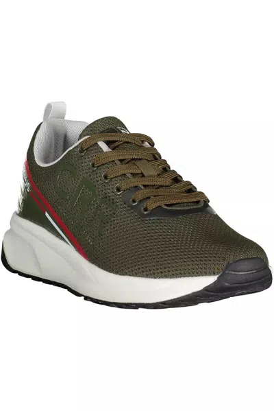 Carrera Green Polyester Sneaker In Green