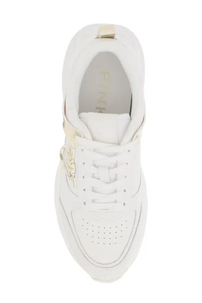 Shop Pinko Love Birds Sneakers In White