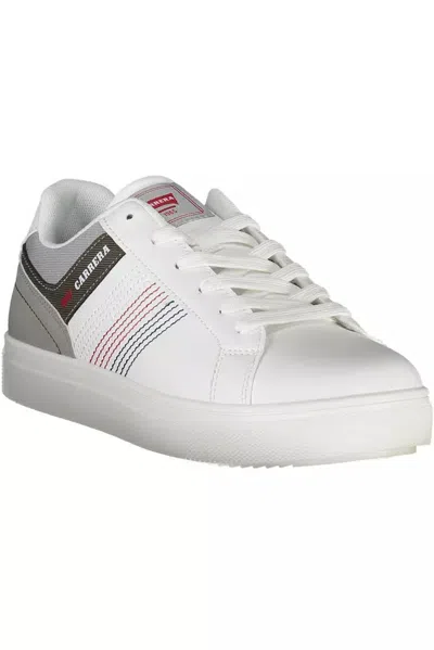 Carrera White Polyester Sneaker In White